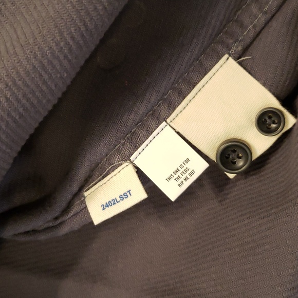 Taylor Stitch NWT Ledge Shirt Gray Twill Men's XS - Picture 6 of 7